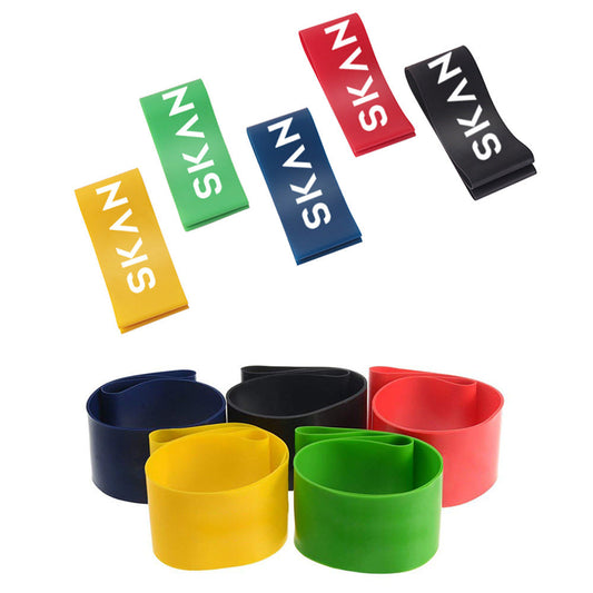 Elastic Fitness Bands 5-Pack